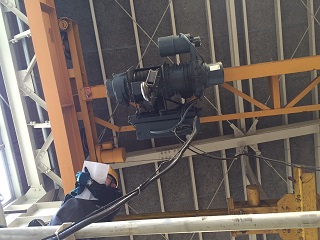 お客様の工場（樹脂成型関連）にて「ホイストクレーンの点検」を行いました（岐阜県）