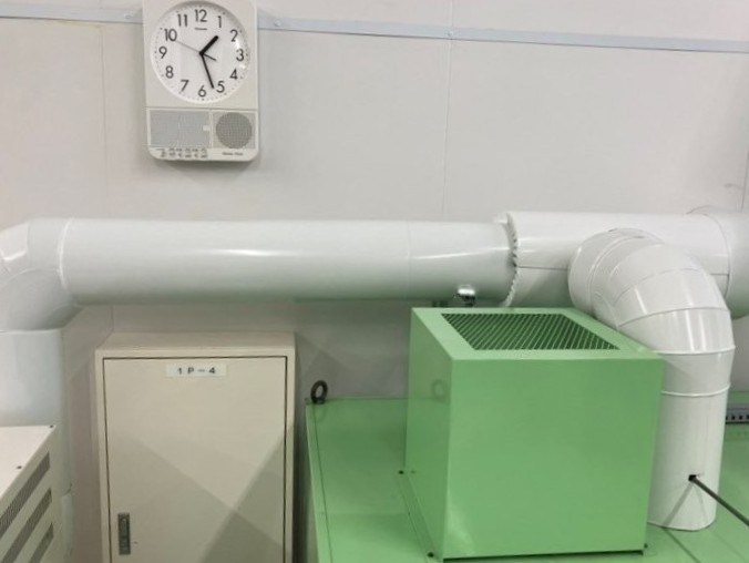 お客様の工場（樹脂製品成型関連）にて「電気炉排煙ダクト改修工事」を行いました（岐阜県各務原市）